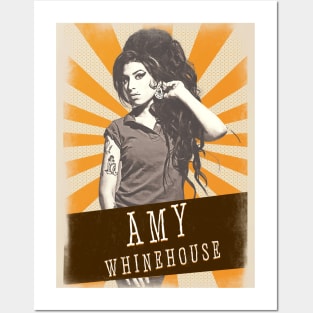 Vintage Aesthetic Amy Whinehouse Posters and Art